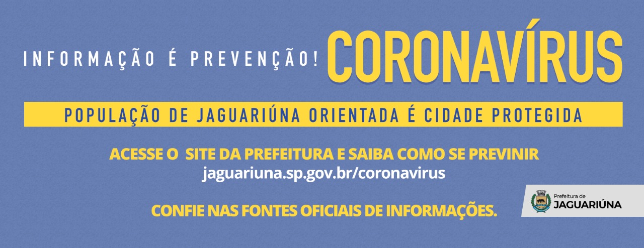 Consulte sempre as informações sobre o coronavirus em fontes oficiais